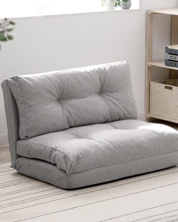 Multi-Use Sofa Bed, 3- Width, 35.4 inches (90 cm), 14 Levels of Reclining, Seat, 1 Seat, Sofa, Foldable, Width 35.4 x Depth 26.0-80.7 x Height 4.7-4.0 inches (90 x 66-205